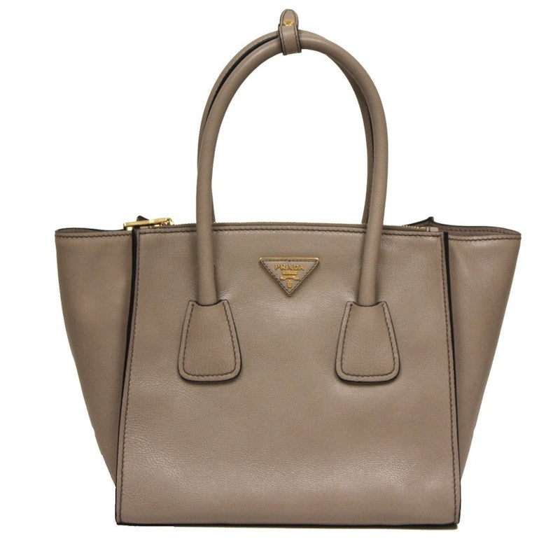 Prada Twin Pocket Tote Large Gray