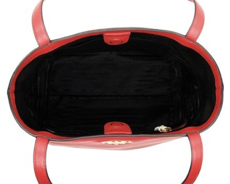 Prada Vitello Phenix Tote Red