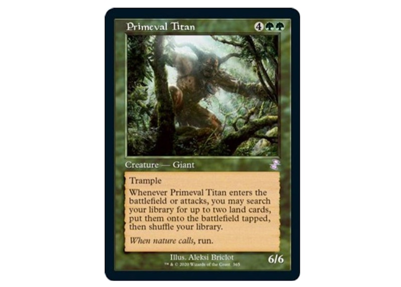 Primeval Titan Magic: The Gathering TCG Time Spiral: Remastered Special #365 (Ungraded)