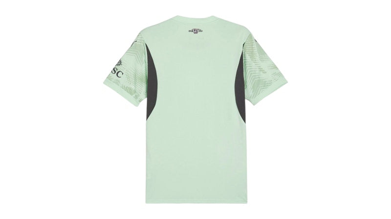 Puma AC Milan Goalkeeper Crew Neck Short Sleeve Soccer Jersey Fresh Mint