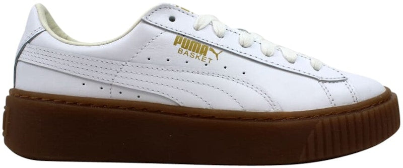 Puma Basket Platform Core Puma White (Women's)