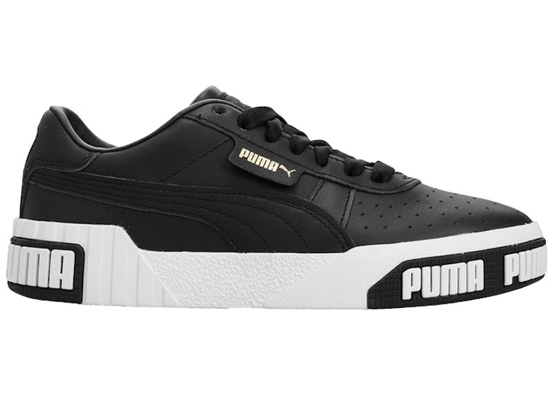 Puma Cali Bold Black Metallic Gold (Women's)