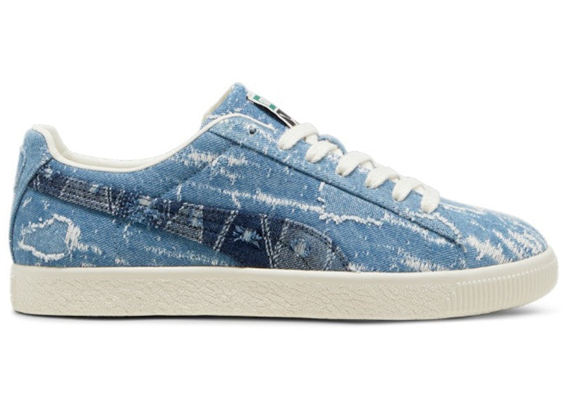 Puma Clyde Faded Denim Frosted Ivory
