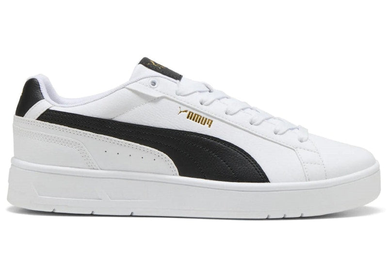 Puma Court Classic Black White Gold