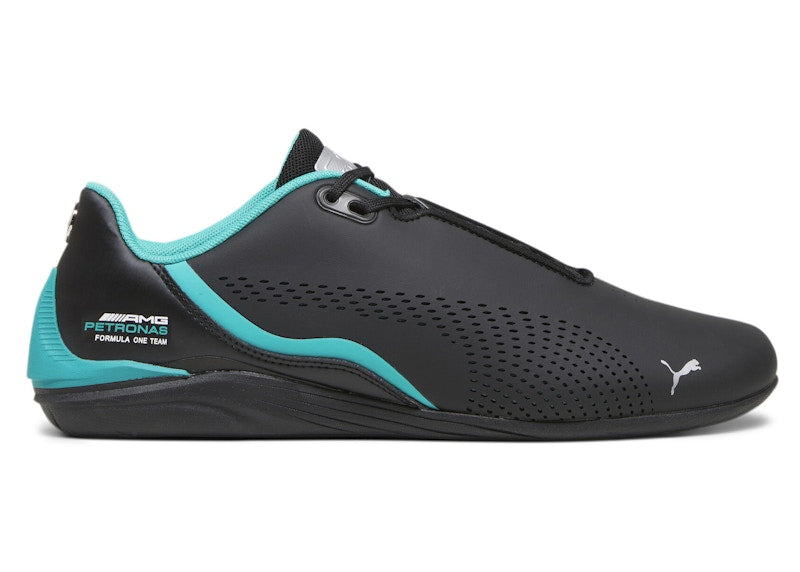 Puma Drift Cat Decima Mercedes AMG Petronas F1 Black Flat Dark Gray