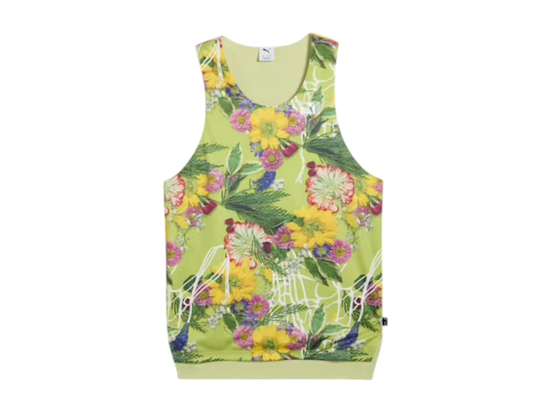 Puma Dunked In Florals Jersey Pistachio Green/AOP