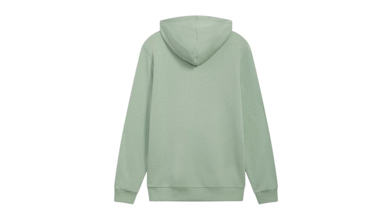 Puma Essential Drawstring Pullover Hoodie Green Fog