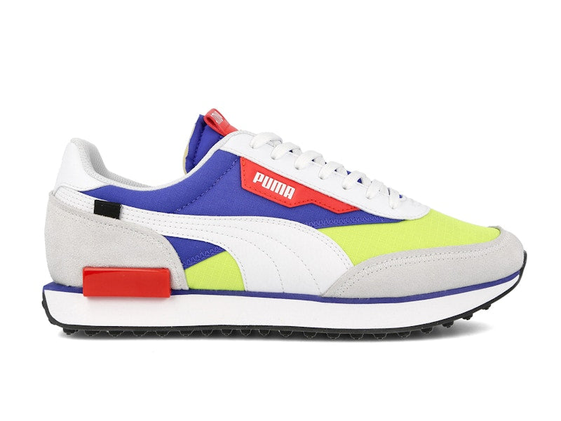 Puma Future Rider Play On White Yellow Alert (Women's)