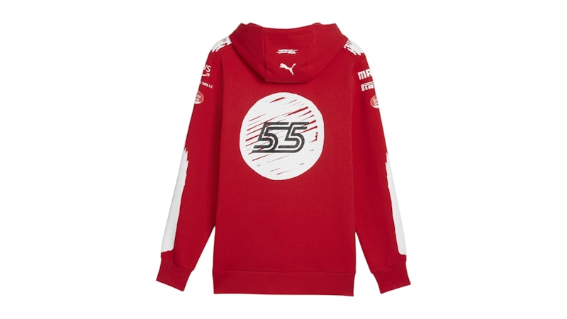 Puma Joshua Vides x Scuderia Ferrari Replica Pullover Hoodie Red