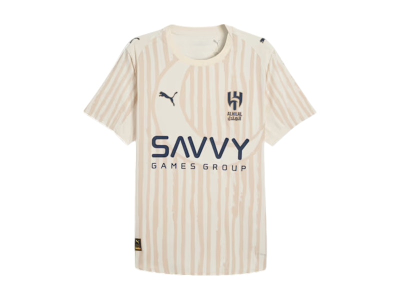 Puma KidSuper Al-Hilal Saudi FC Authentic Jersey Alpine Snow/Club Navy