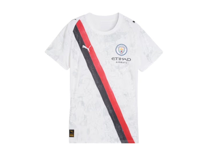 Puma KidSuper Women's Manchester City Replica Jersey White/Black
