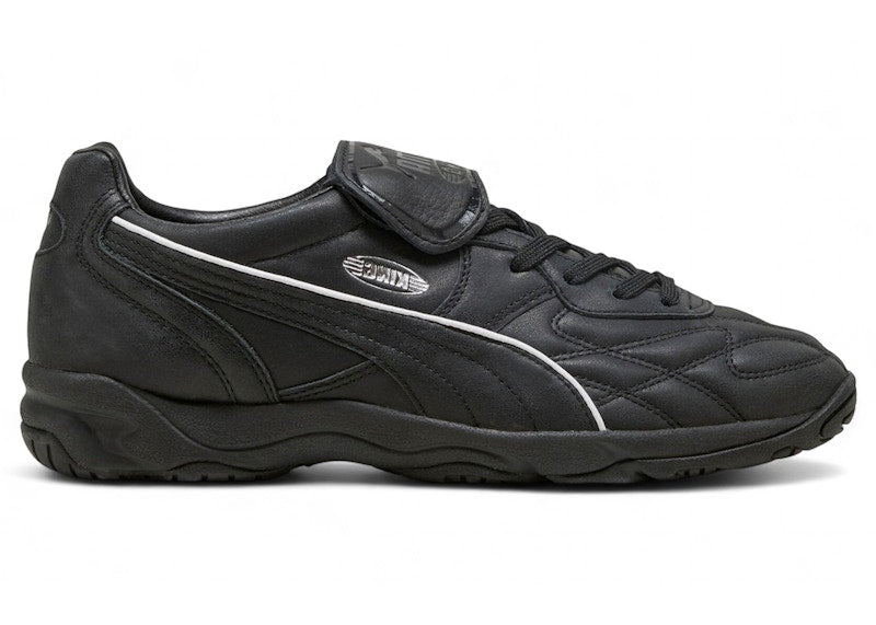 Puma King Indoor Premium Black White Stripe