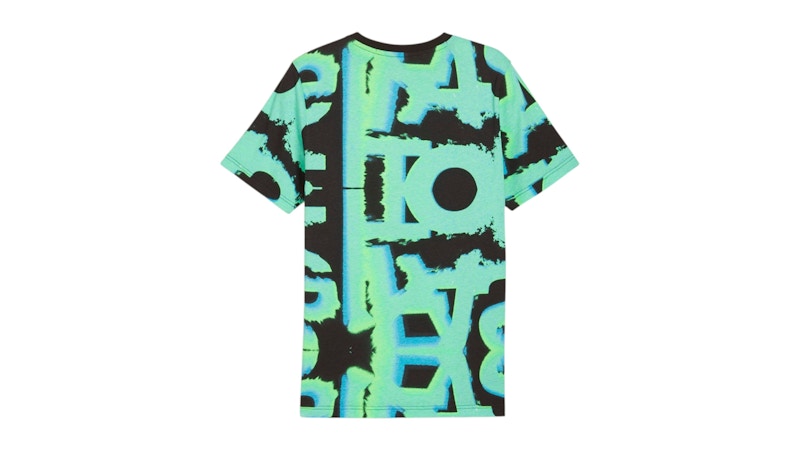 Puma MAPF1 Neon Energy Graphic Crew Neck Short Sleeve T-Shirt Black
