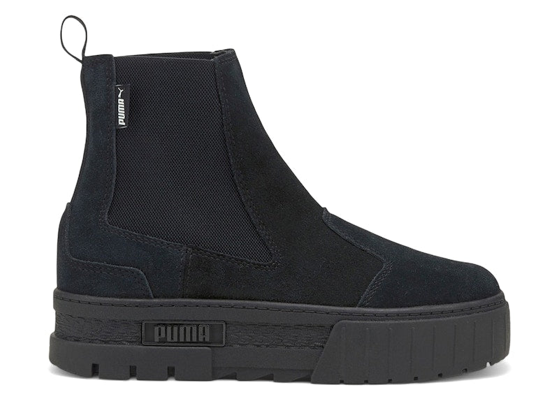 Puma Mayze Chelsea Suede Triple Black (Women's)