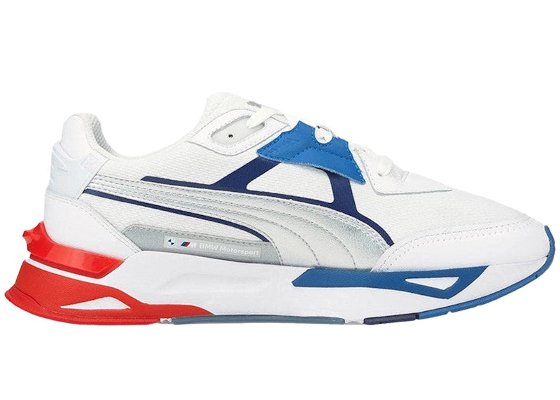 Puma Mirage Sport BMW Motorsport White Silver Strong Blue