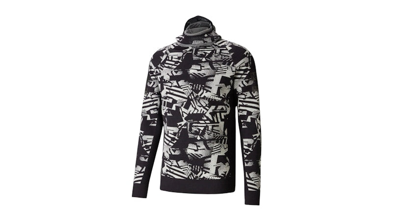 Puma Nemen X Scuba Graphic Long Sleeve Sweatshirt White