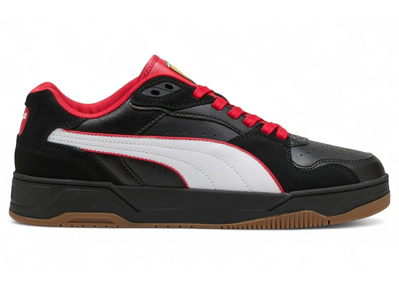 Puma Rebound Break Low Scuderia Ferrari Black White Red