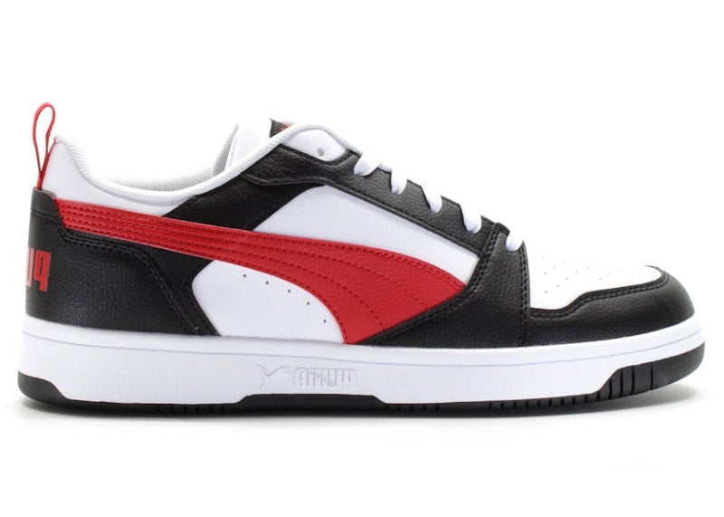 Puma Rebound V6 Low White For All Time Red Black