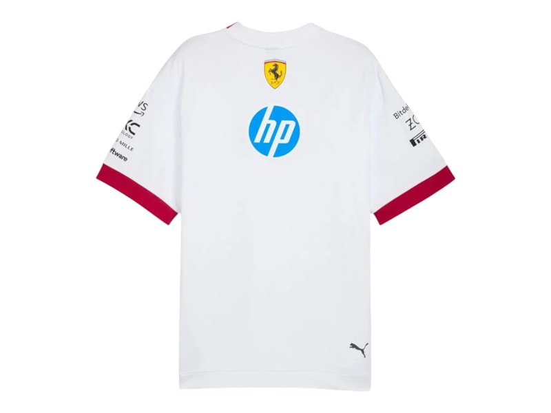 Puma Scuderia Ferrari 2025 Drivers T-shirt White