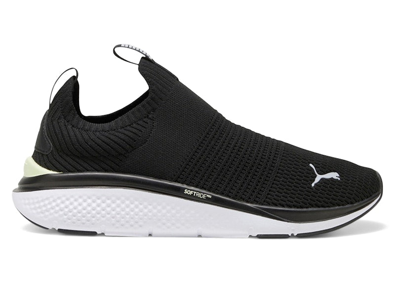 Puma Softride Pro Echo Slip-On Black Gray Fog White (Women's)