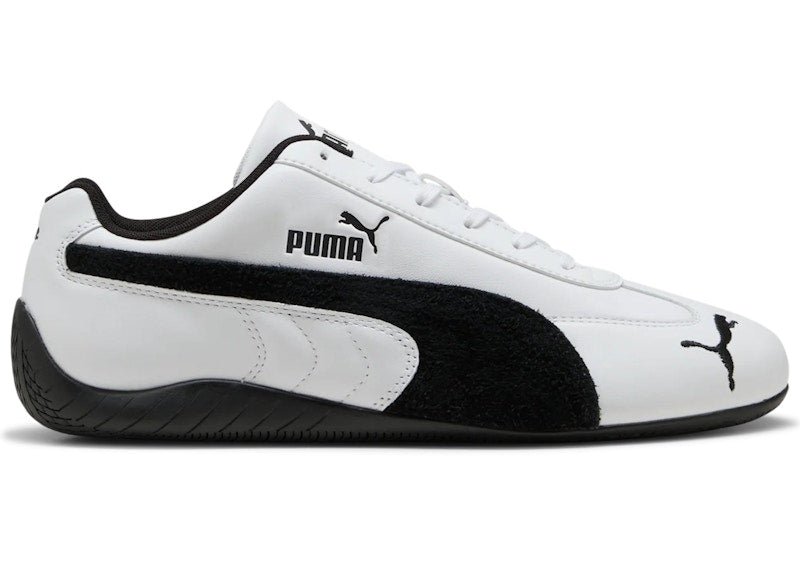 Puma Speedcat Leather White Black Suede Formstrip
