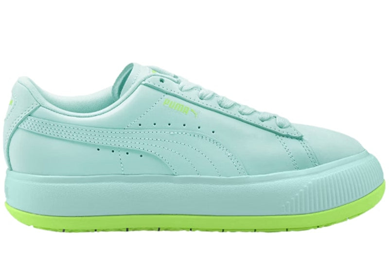 Puma Suede Mayu Mono Eggshell Blue Green Glare (Women's)