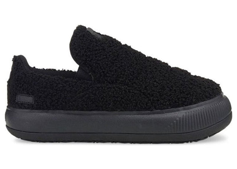 Puma Suede Mayu Slip-On Teddy Black (Women's)