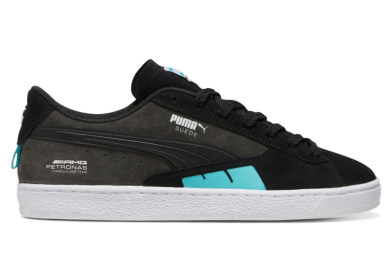 Puma Suede Mercedes-AMG Petronas Motorsport F1 Black Sheen Green