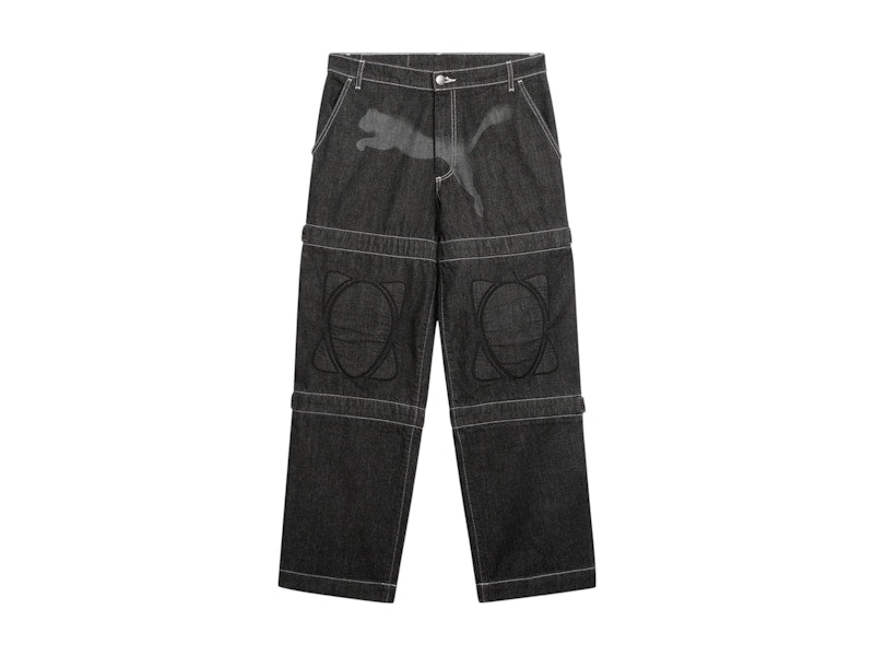 Puma x A$AP ROCKY Knee Pad Pants Black-Denim
