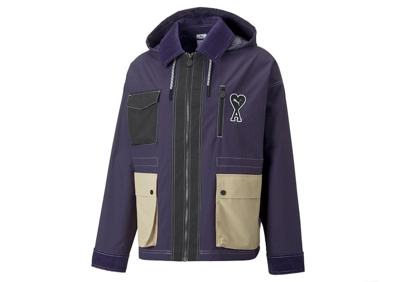 Puma x Ami Woven Jacket Deep Plum