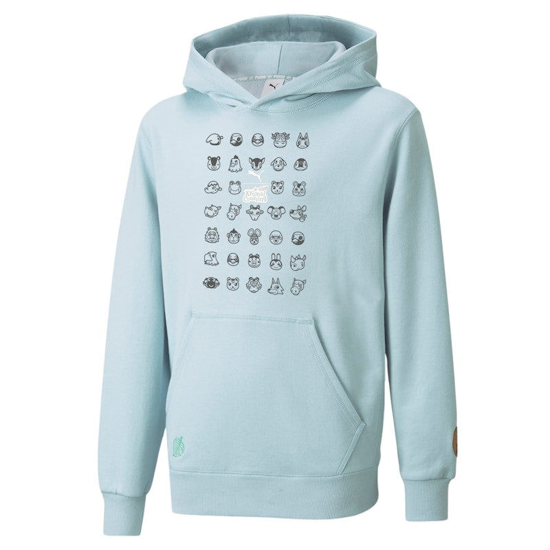 Puma x Animal Crossing New Horizons Kid's Hoodie Light Sky