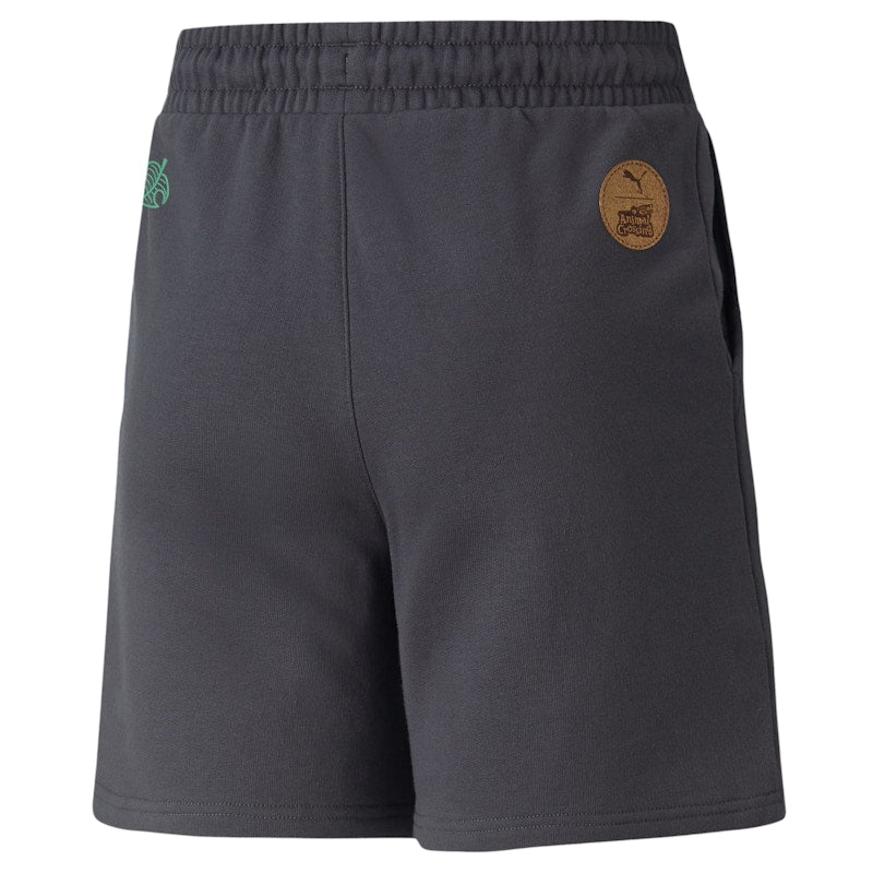 Puma x Animal Crossing New Horizons Kid's Shorts Phantom Black