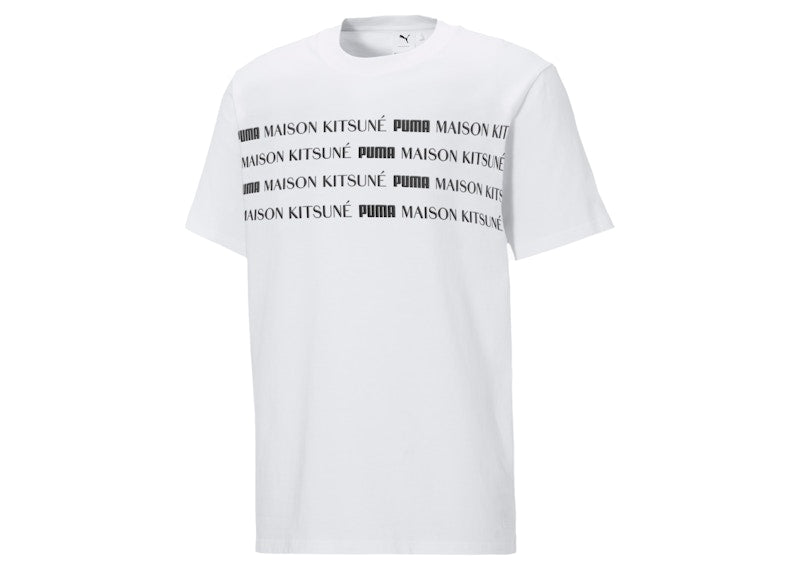 Puma x Maison Kitsune Engineered Tee White