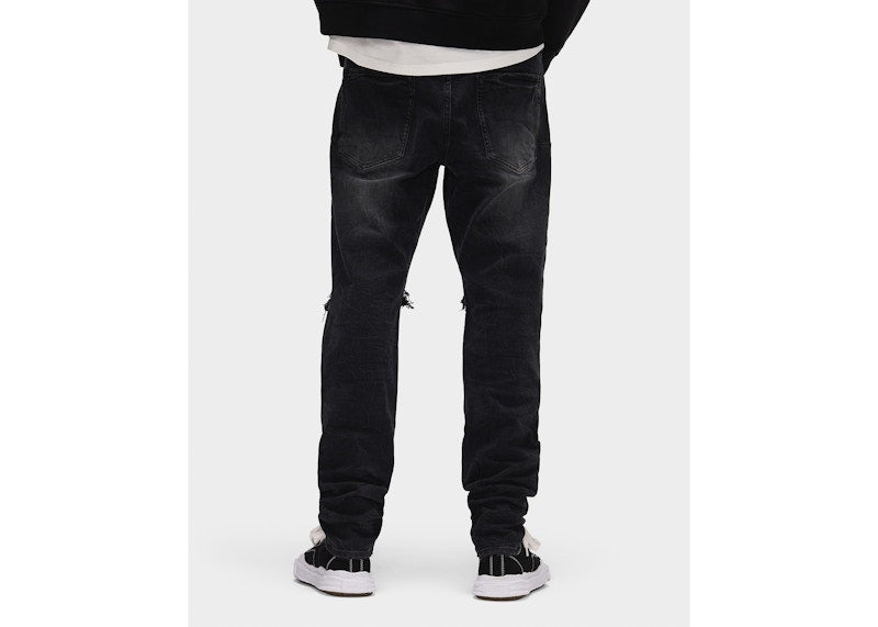 Purple Brand Black Wash Blowout Jean Black