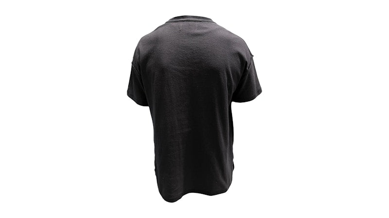Purple Brand Graphic Textured Inside Out Tee Black