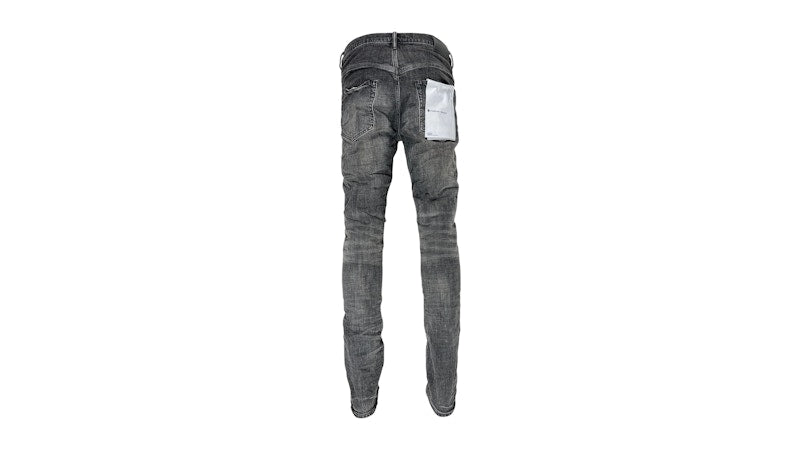 Purple Brand Grey Dirty Blowout Jean Black
