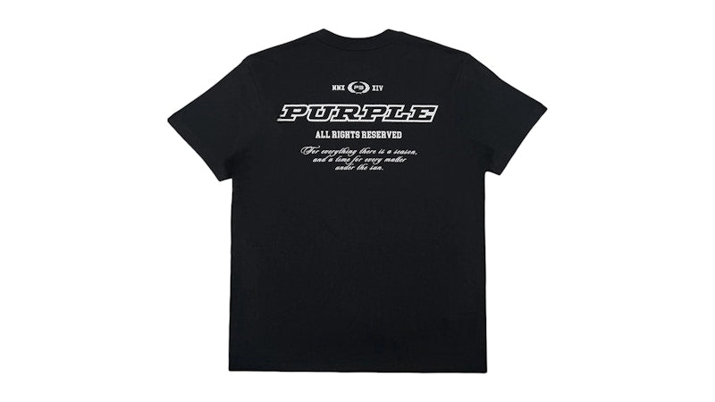 Purple Brand HWT Jersey S/S Tee Black