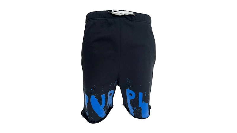 Purple Brand MWT Fleece Short Black