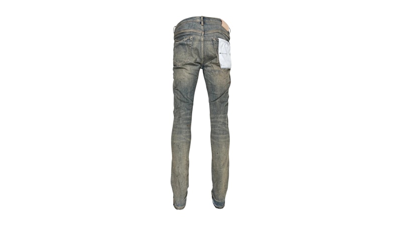 Purple Brand P001-IWID Industrial Worn Jean Dirty Mid Indigo