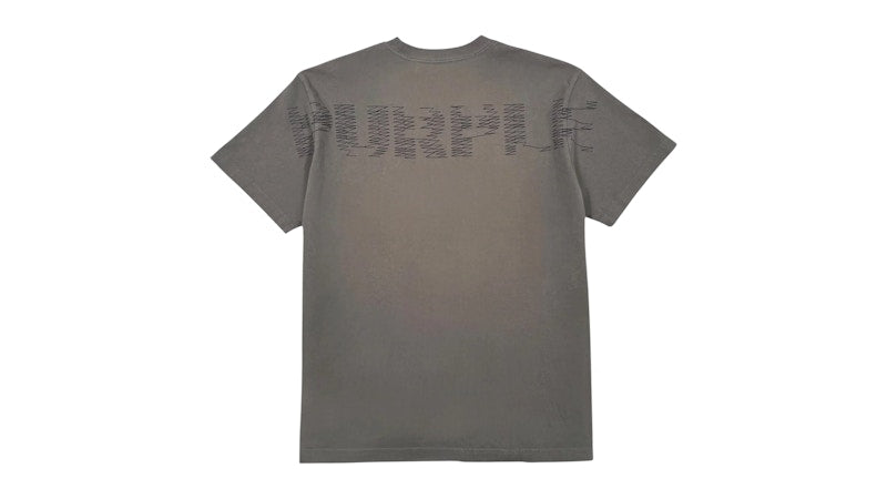 Purple Brand P117-HGGZ425 HWT Jersey S/S Tee Grey