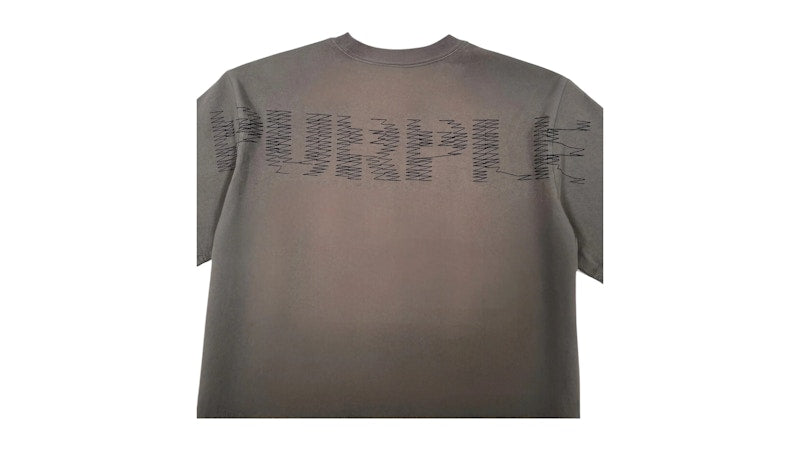 Purple Brand P117-HGGZ425 HWT Jersey S/S Tee Grey