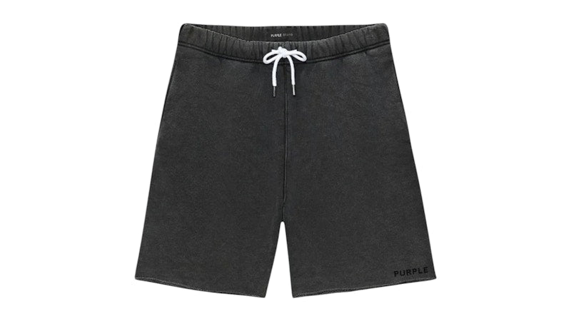 Purple Brand P446-BFWB724 Heavy Fleece Short Black