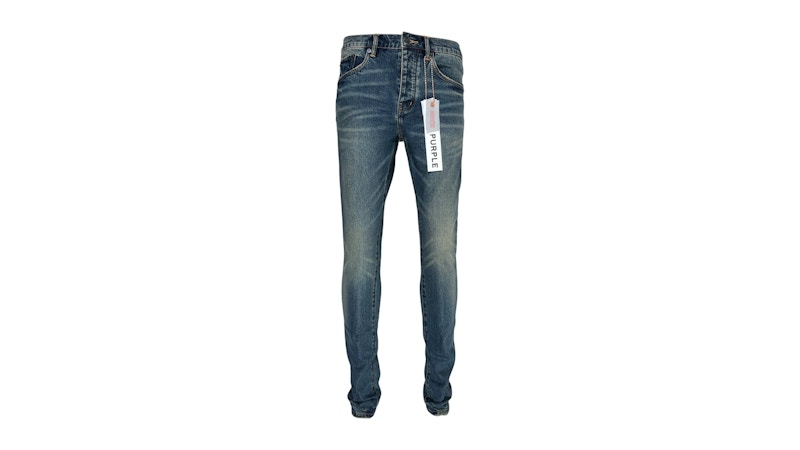 Purple Brand Skinny Coated DK Tempest Jean Dark Indigo