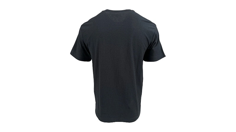 Purple Brand Spellout Textured Jersey Tee Black