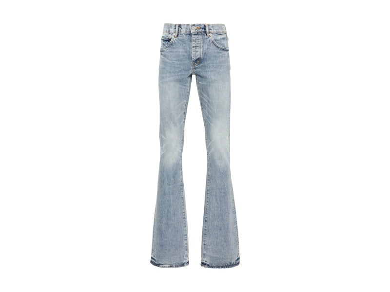 Purple Brand Super Stack Flare Jean Mid Indigo