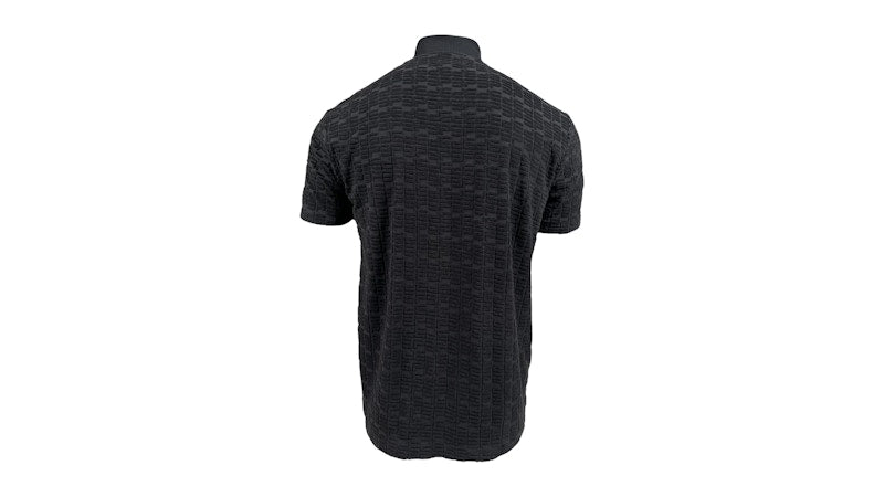 Purple Brand Terry Towel Polo Black