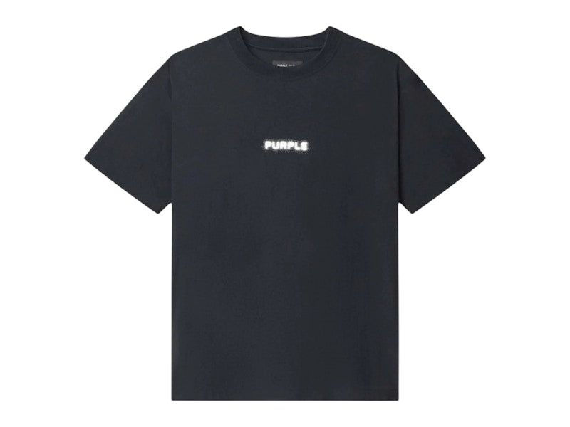 Purple Brand Textured Jersey S/S T-shirt Black