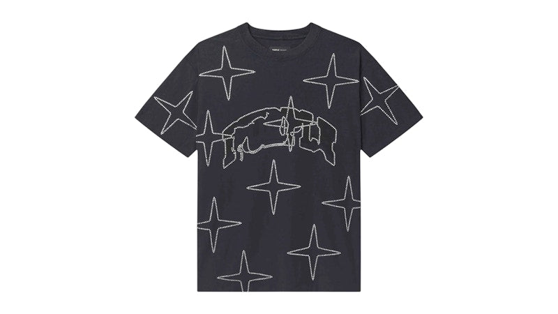 Purple Brand Textured SS Tee Black Beauty Tee Black