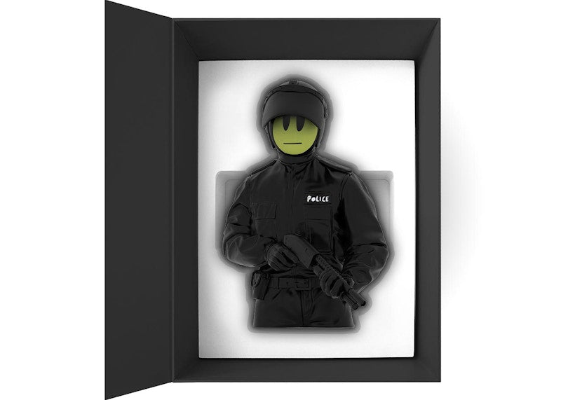 Queen M x BRANDALISM EXCLUSIVE Riot Cop Comic Con Blackout Variant Limited Timed Edition Figure