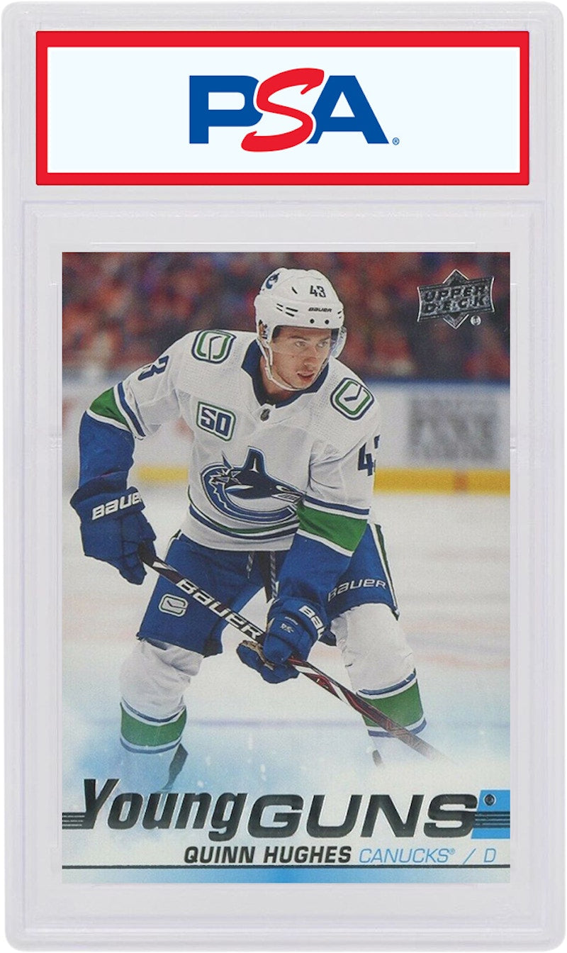 Quinn Hughes 2019 Upper Deck Young Guns Rookie #249 (PSA or BGS Graded)